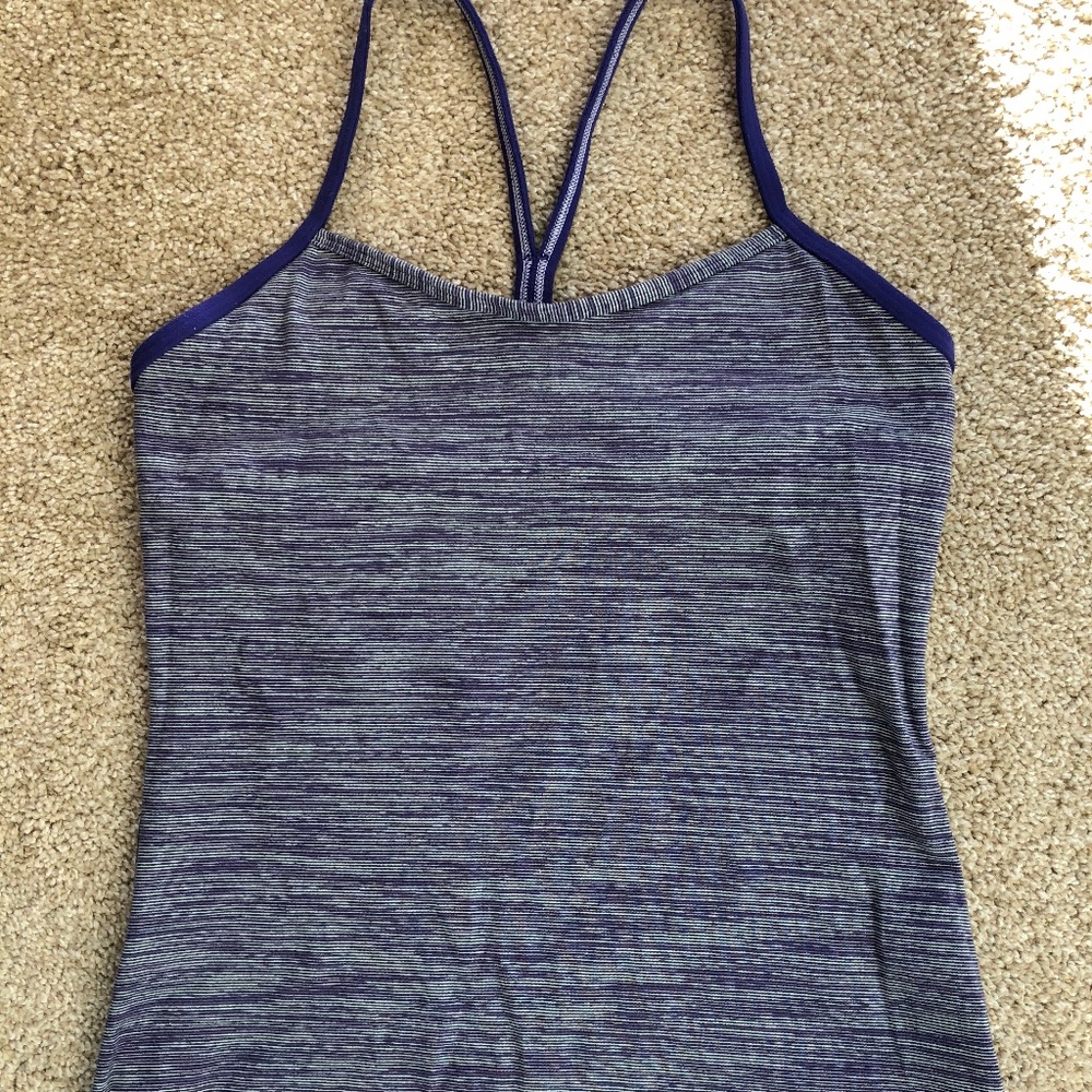 Lululemon Power Y Tank - 2 tanks (purple and pink)